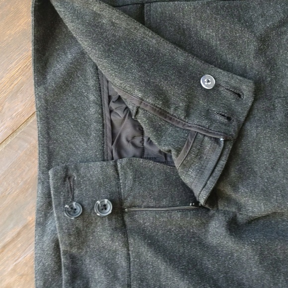 CAbi Dark Gray Lean Trouser Ponte Dress Pants - Women's 12 - Picture 4 of 7